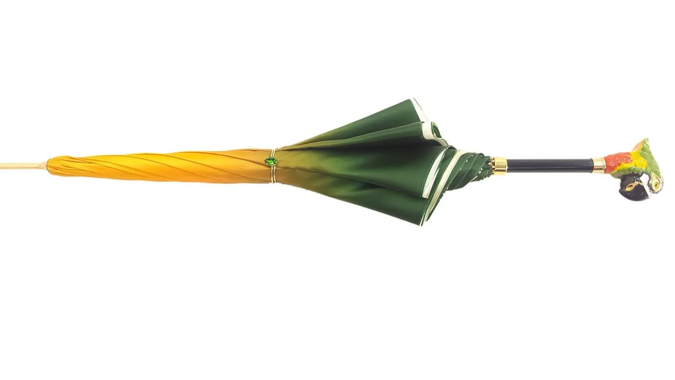 Il Marchesato Luxury Parrot Umbrella, Double Cloth Sale