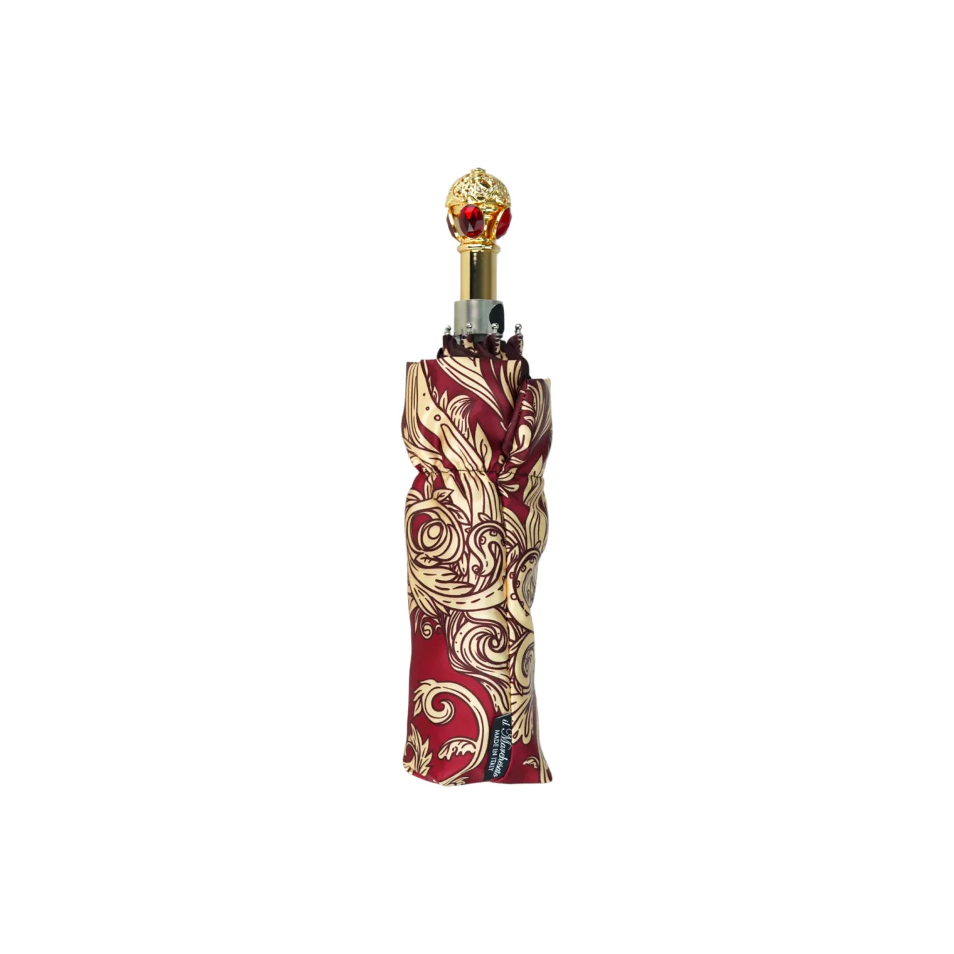 Il Marchesato ombrelli Burgundy crown design - Mylord red stones Handl Best