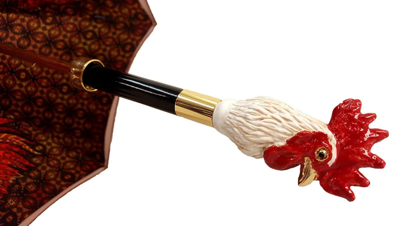 Il Marchesato Rooster Umbrella Fashionable Double Canopy Luxury Umbrellas Online