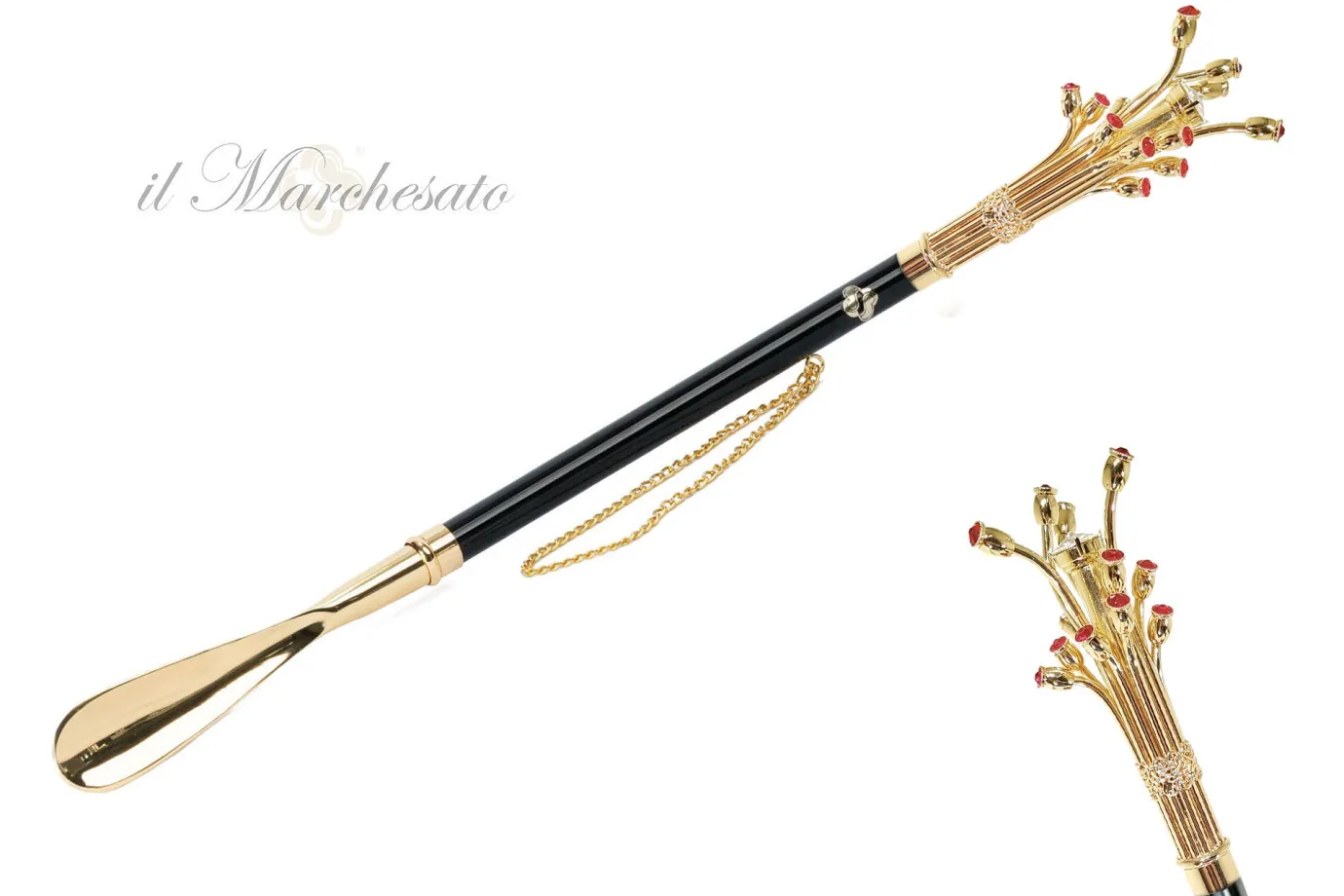 Il Marchesato Silver plated shoehorn Outlet