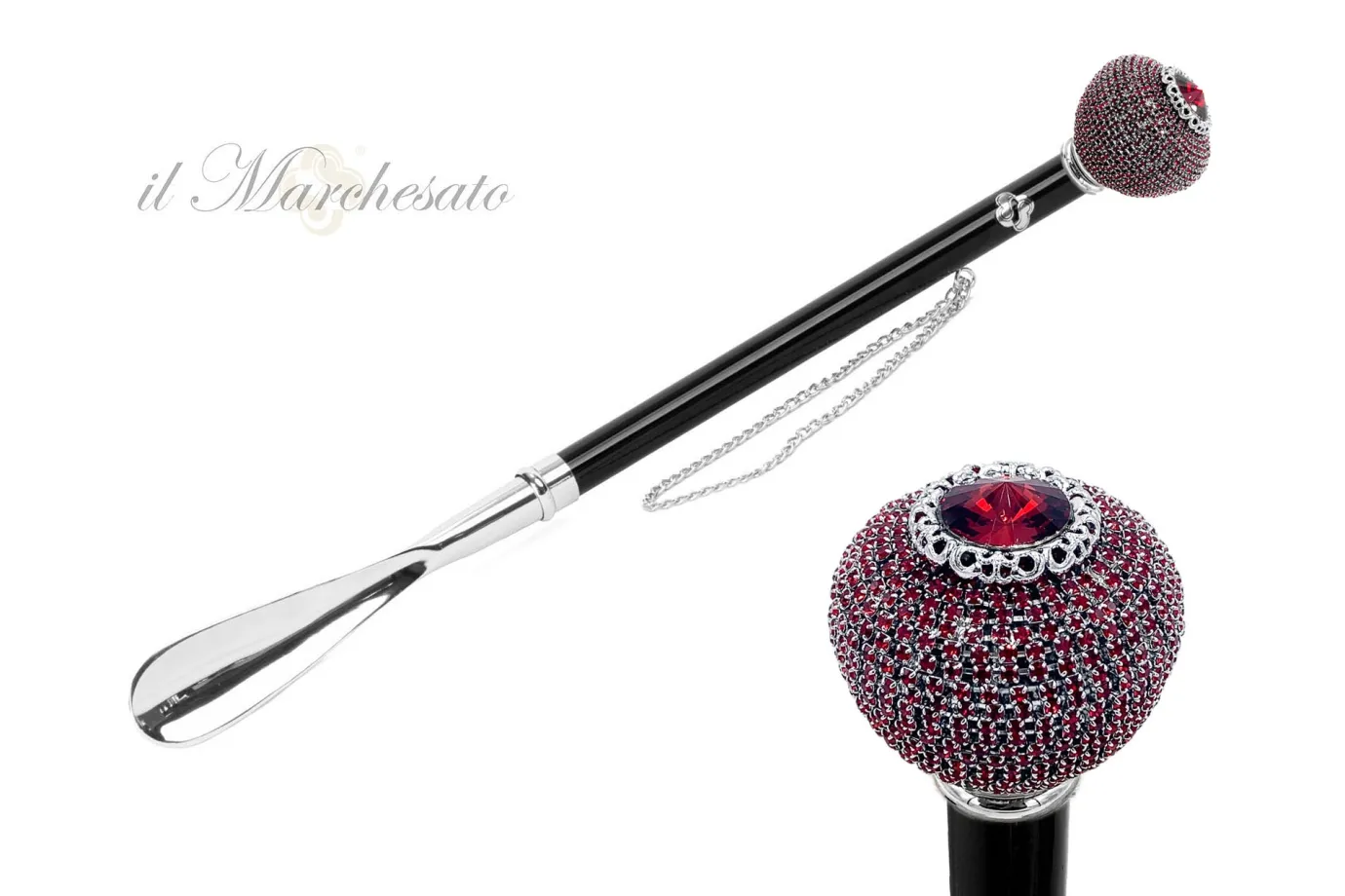Il Marchesato Silver plated shoehorn Best