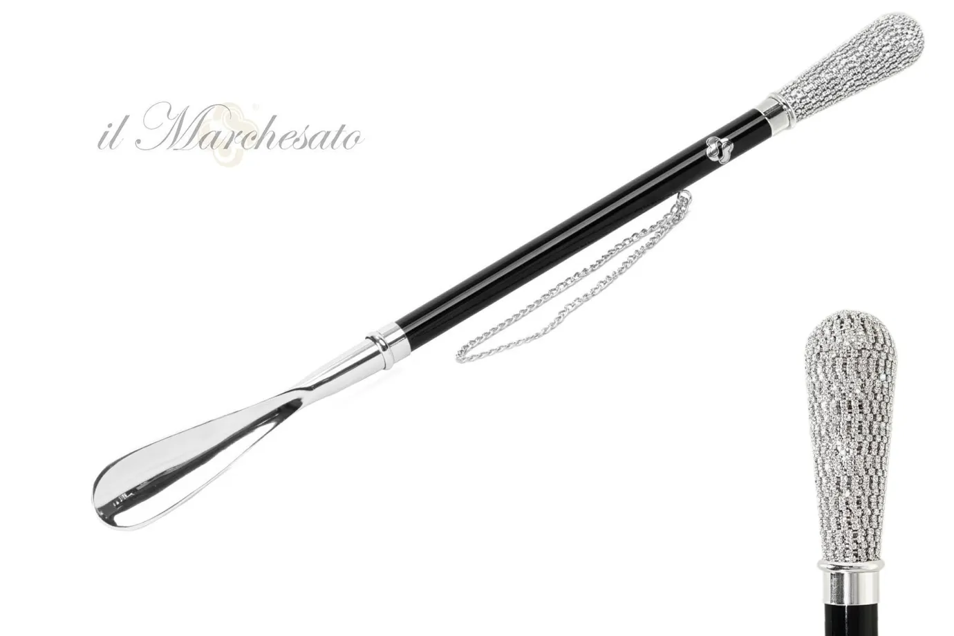 Il Marchesato Silver plated shoehorn Discount