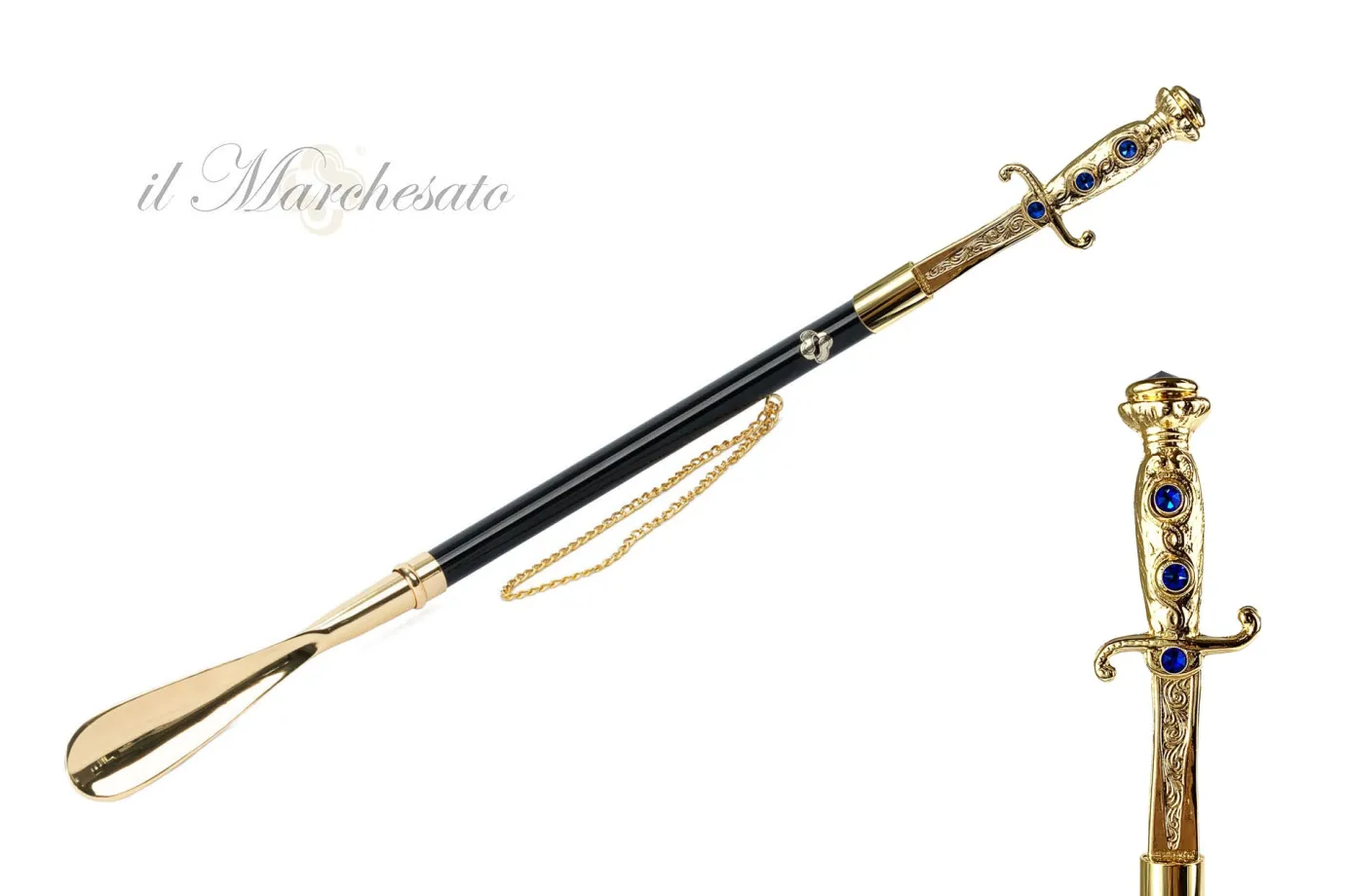 Il Marchesato Silver plated shoehorn Hot
