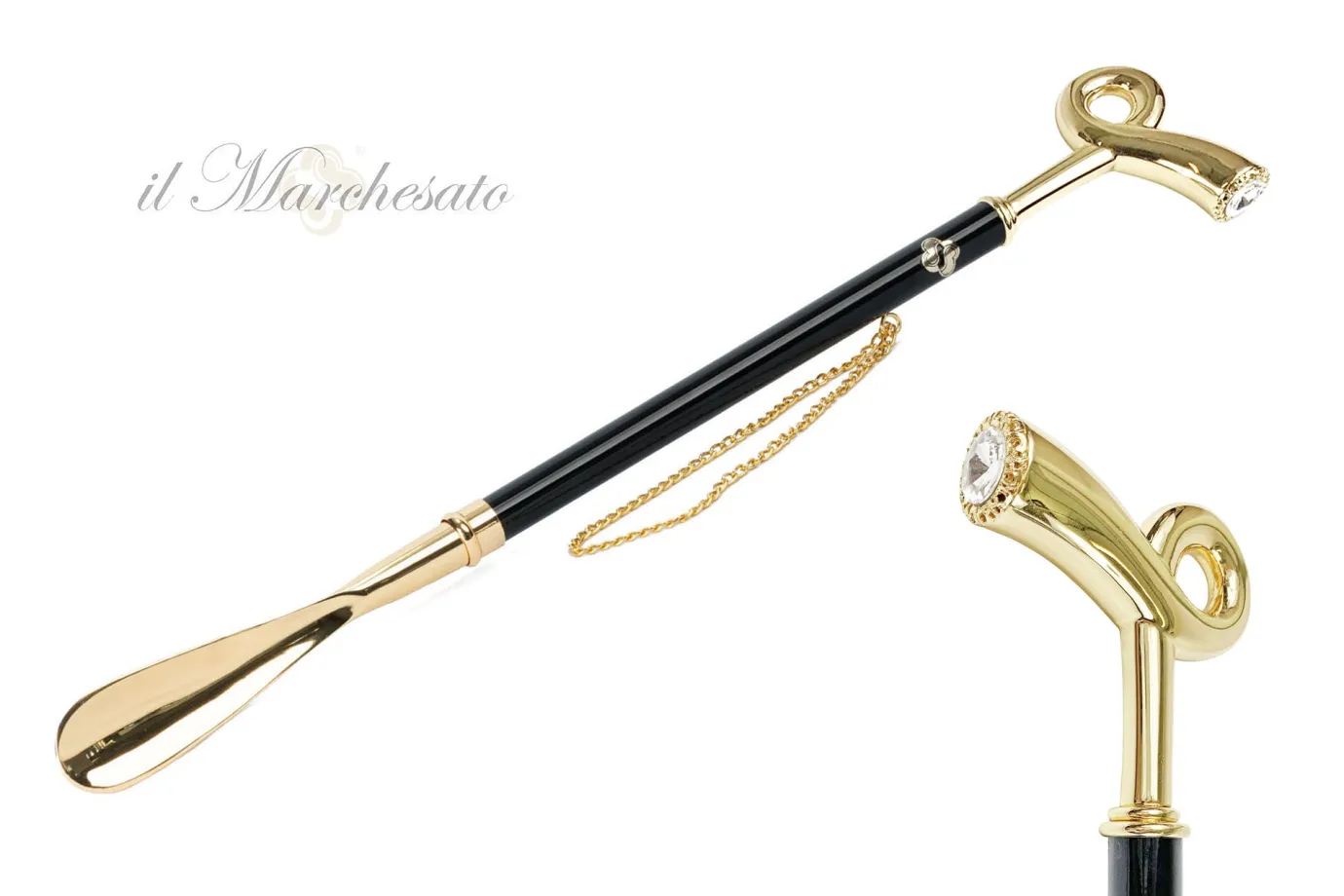 Il Marchesato Silver plated shoehorn Hot