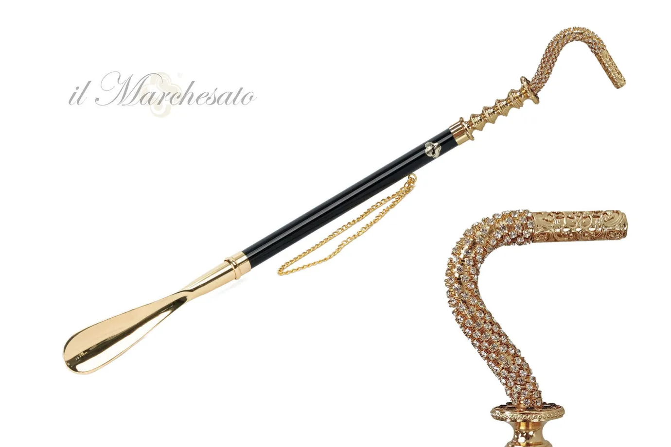 Il Marchesato Silver plated shoehorn Sale