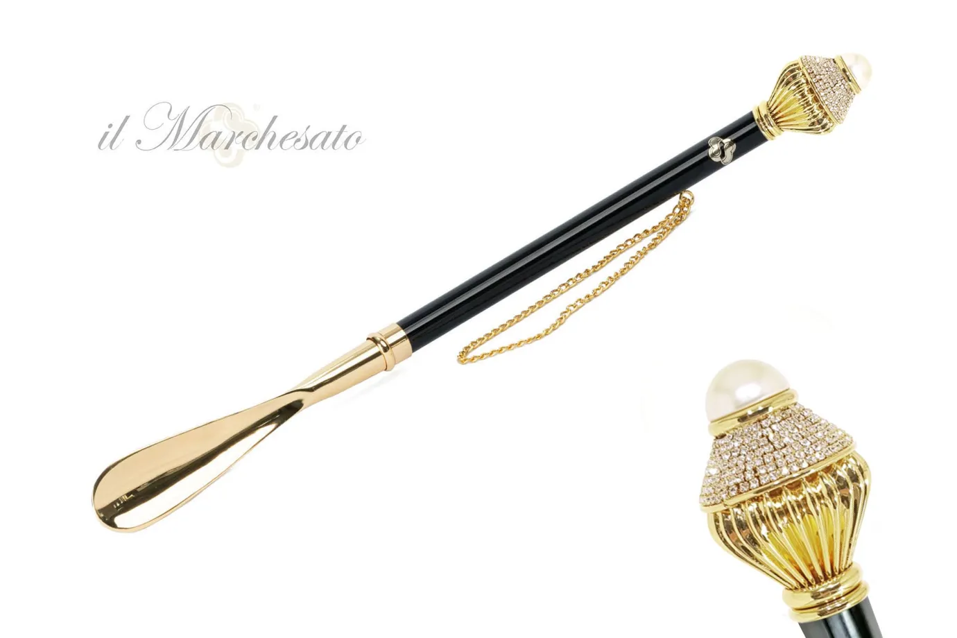 Il Marchesato Silver plated shoehorn Clearance
