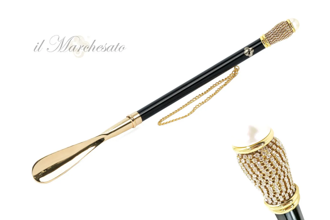 Il Marchesato Silver plated shoehorn Online