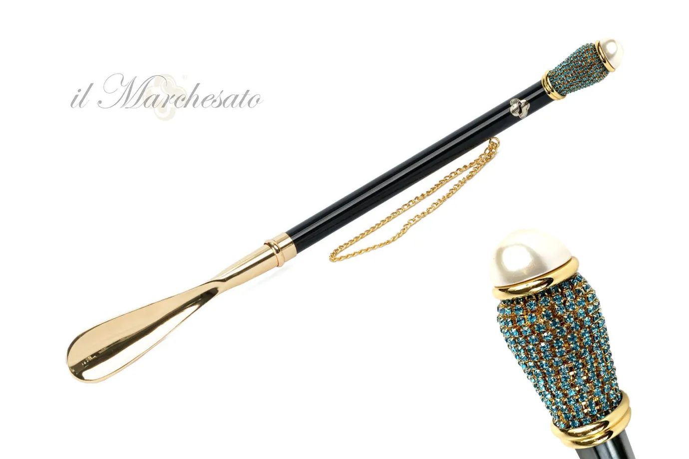 Il Marchesato Silver plated shoehorn Clearance