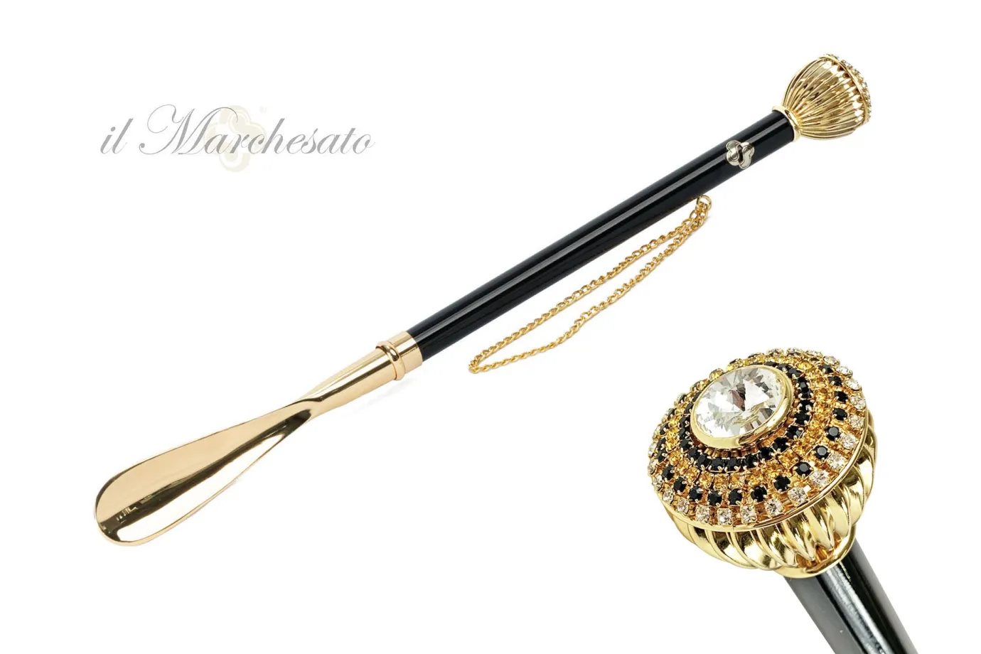 Il Marchesato Silver plated shoehorn Online