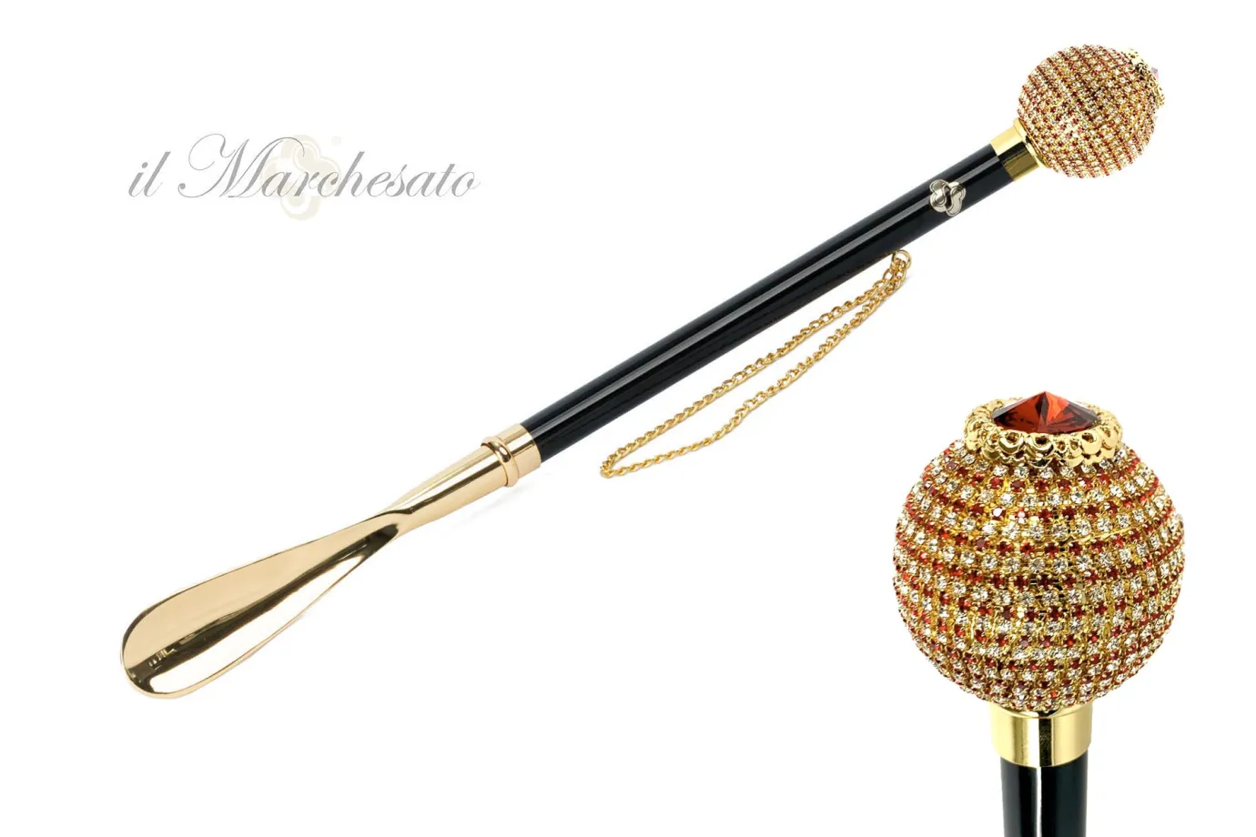 Il Marchesato Silver plated shoehorn Best