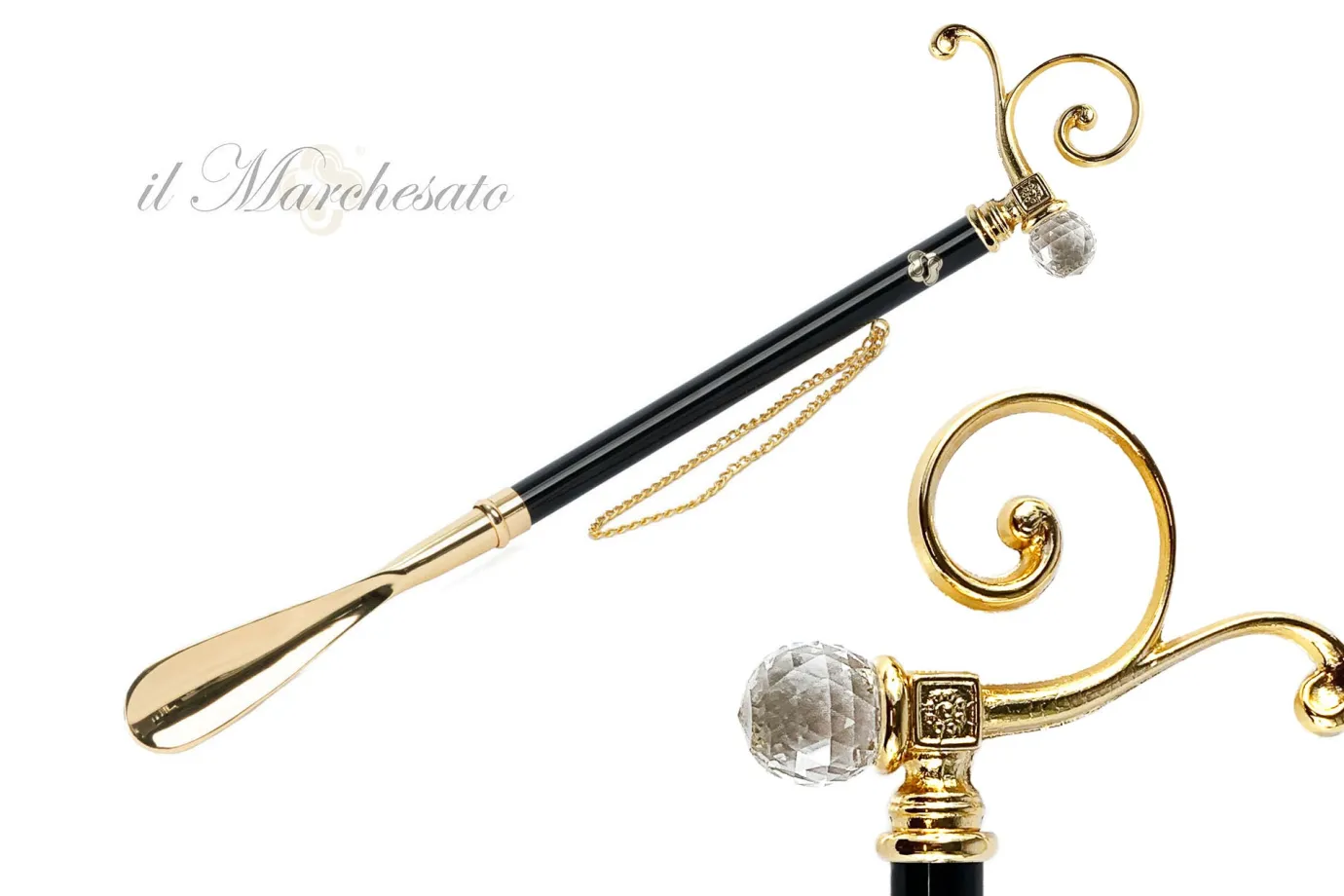 Il Marchesato Silver plated shoehorn Clearance