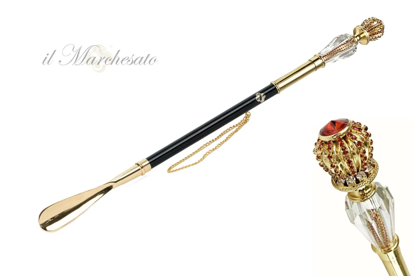 Il Marchesato Silver plated shoehorn Sale