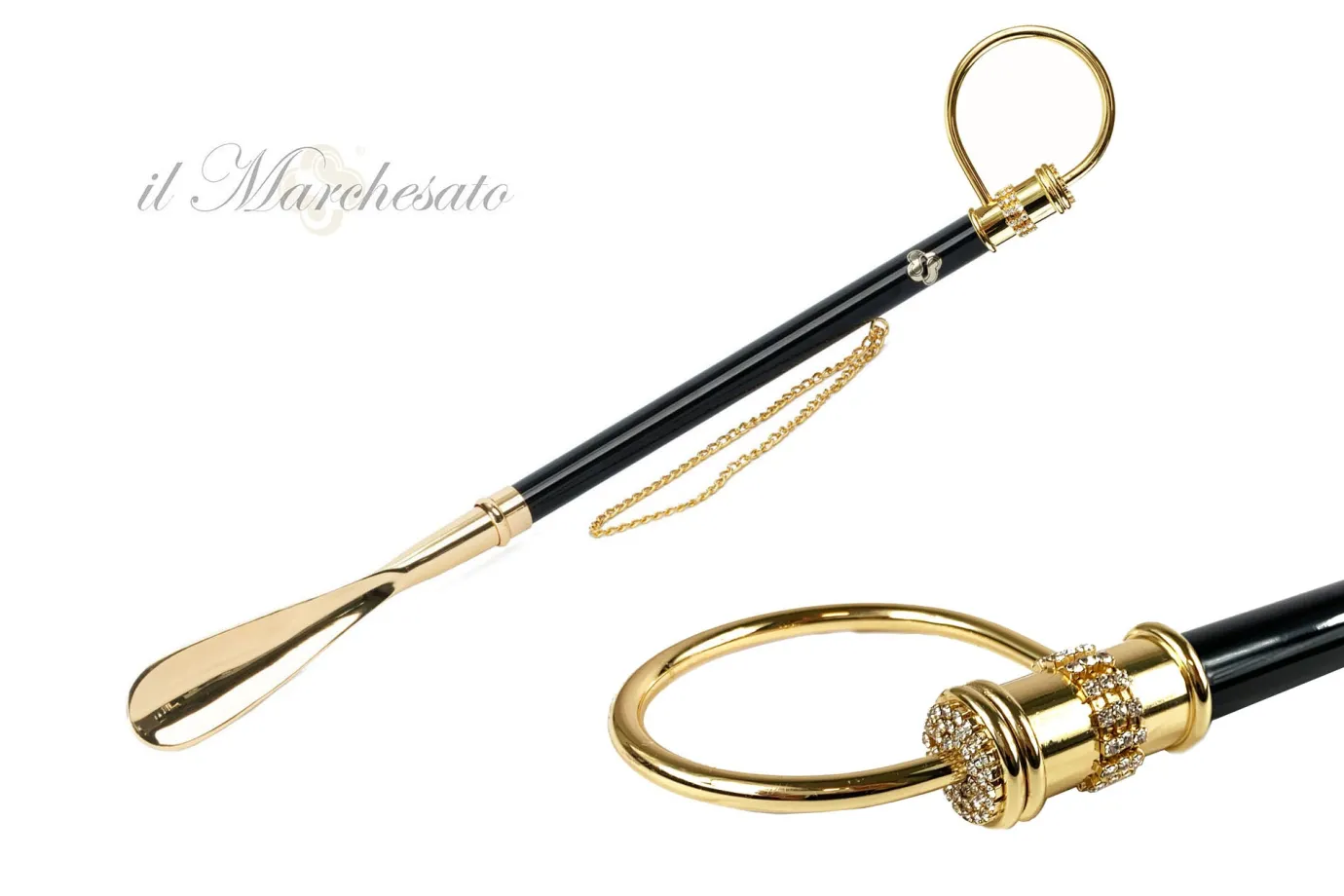 Il Marchesato Silver plated shoehorn Outlet