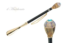 Il Marchesato Silver plated shoehorn New