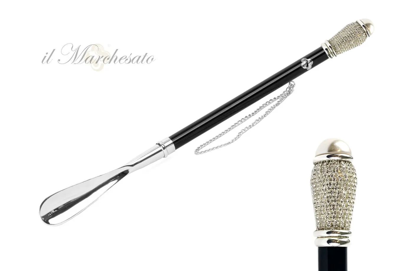 Il Marchesato Silver plated shoehorn Outlet