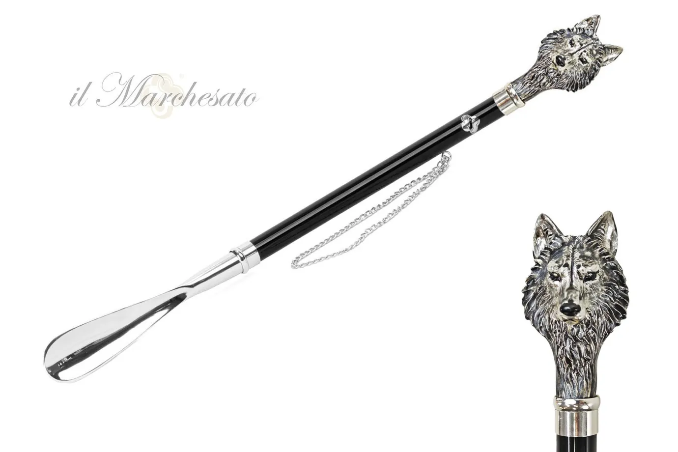 Il Marchesato Silver plated shoehorn Online