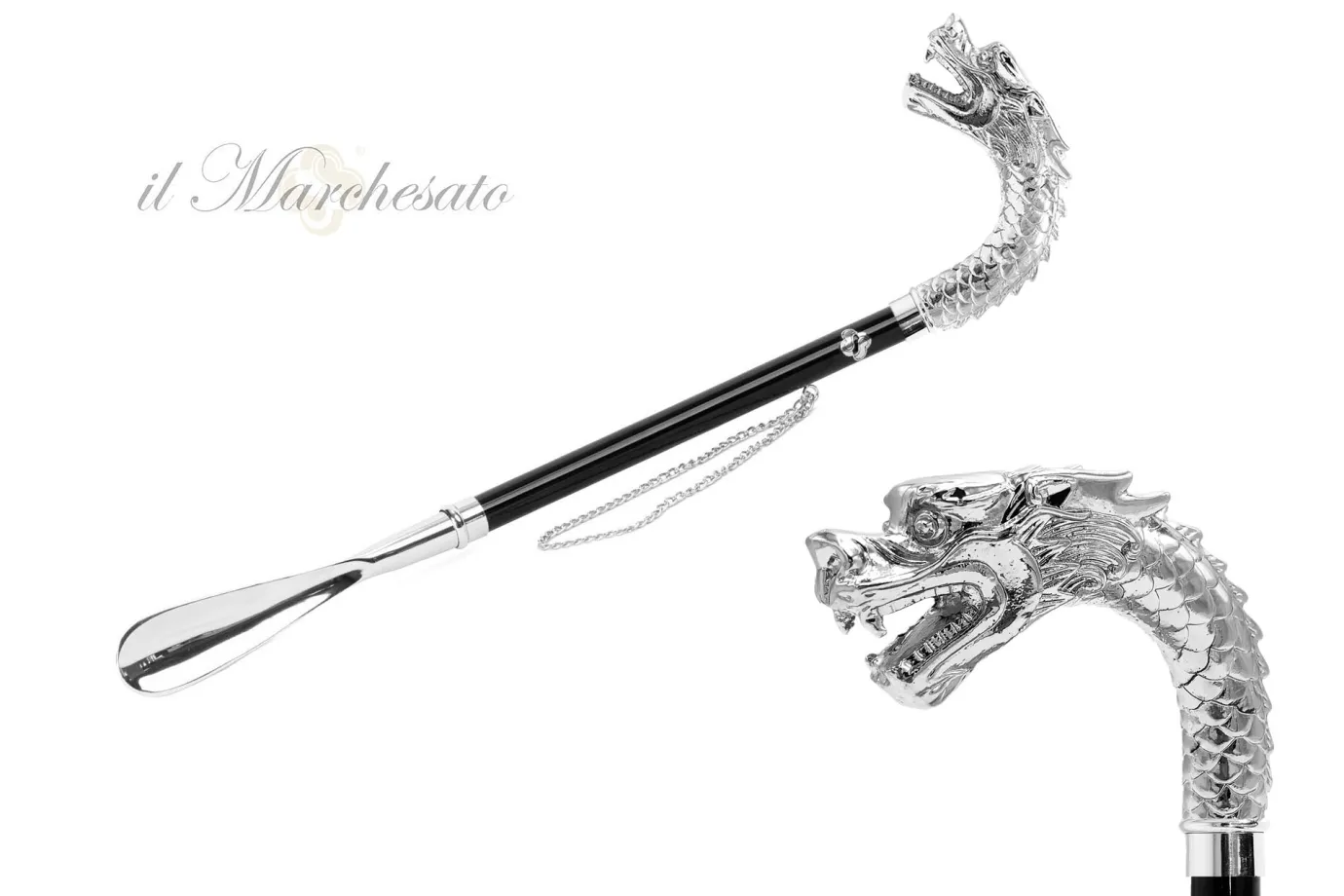 Il Marchesato Silver plated shoehorn Hot