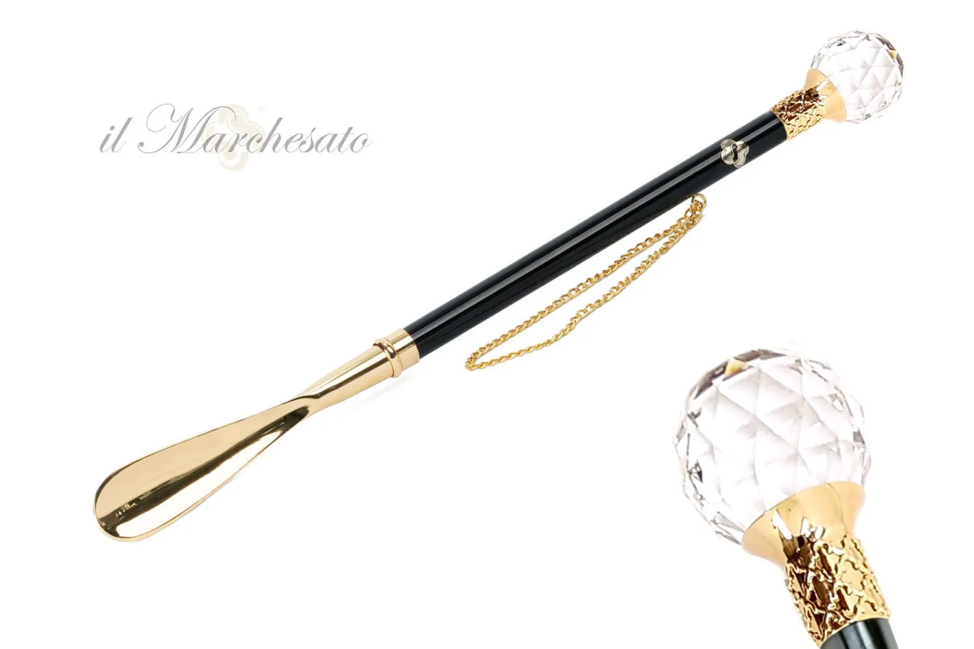 Il Marchesato Silver plated shoehorn Sale
