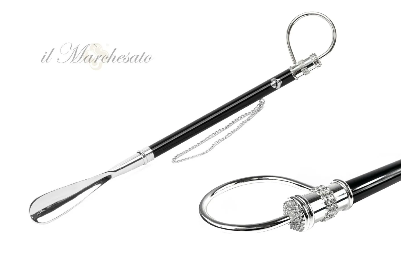 Il Marchesato Silver plated shoehorn Discount