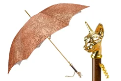 Il Marchesato Umbrella with 24K Gold plated Cat Handle Outlet