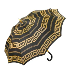 Il Marchesato Italian Greek Design with Leather handle Umbrella Hot