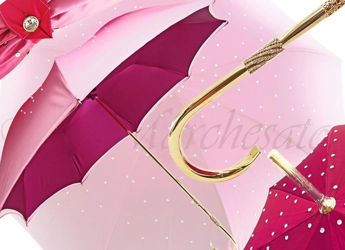 Il Marchesato Jewel Handmade Umbrella - The Beauty of Italian Style Crystals Umbrellas Best