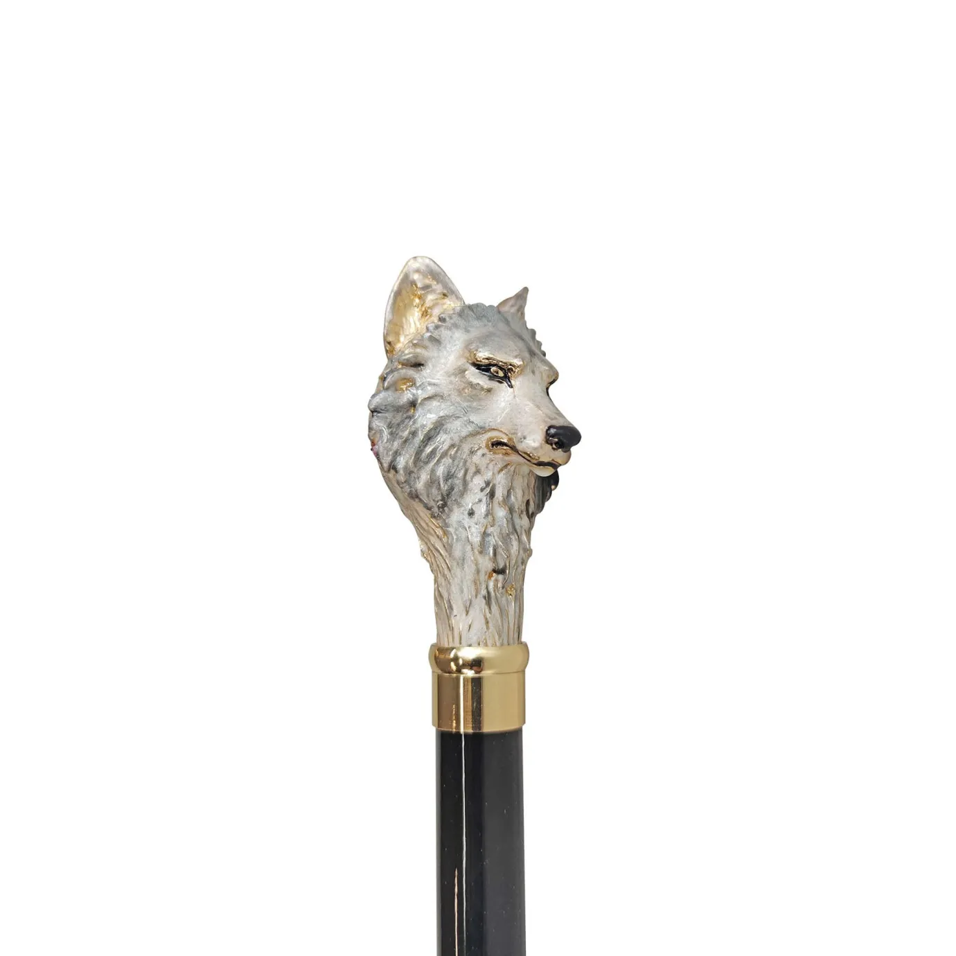 Il Marchesato 24K Gold plated Wolf - enamelled by hand Discount