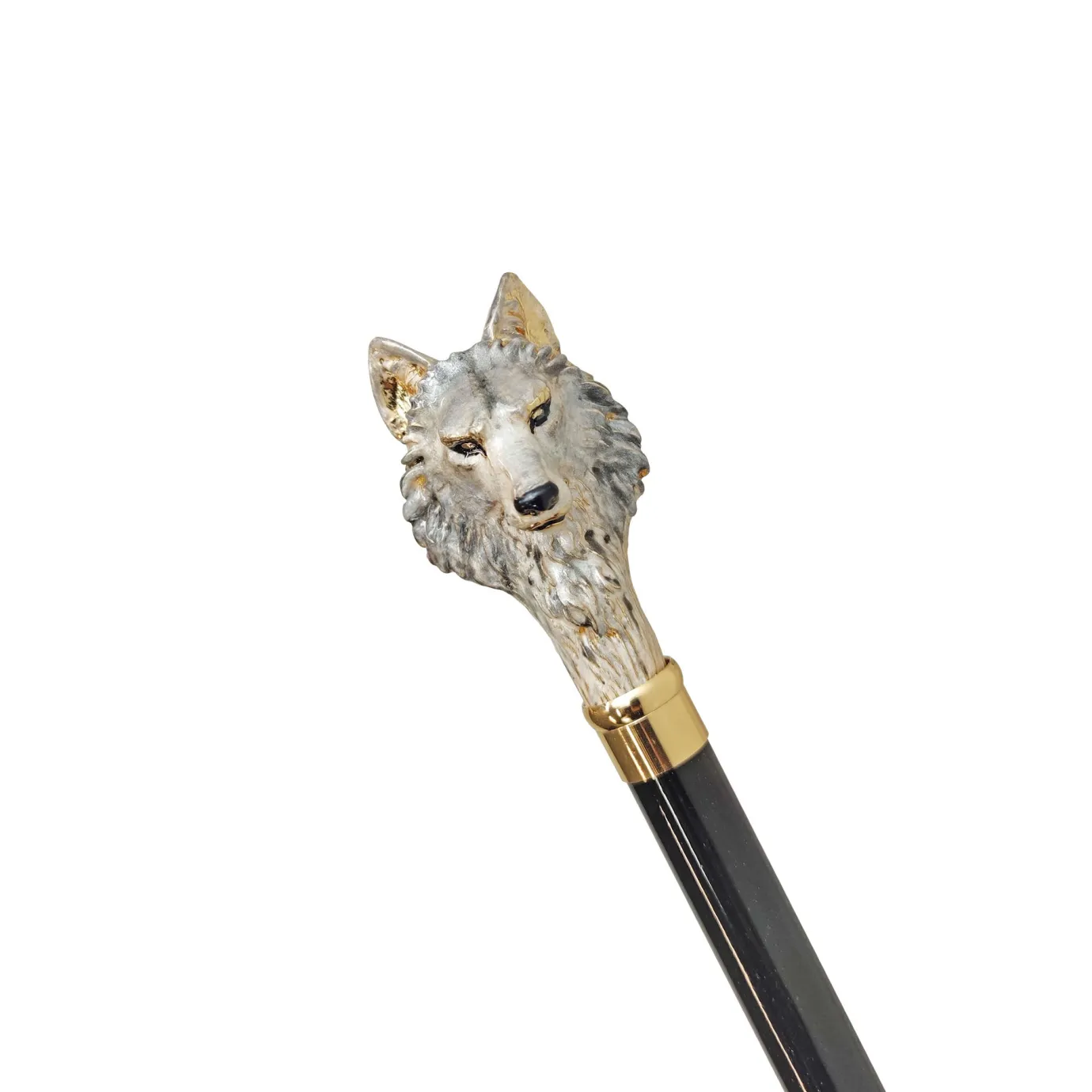 Il Marchesato 24K Gold plated Wolf - enamelled by hand Discount