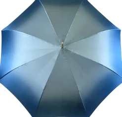 Il Marchesato Light Blue Flowers Umbrella, Double Cloth Outlet