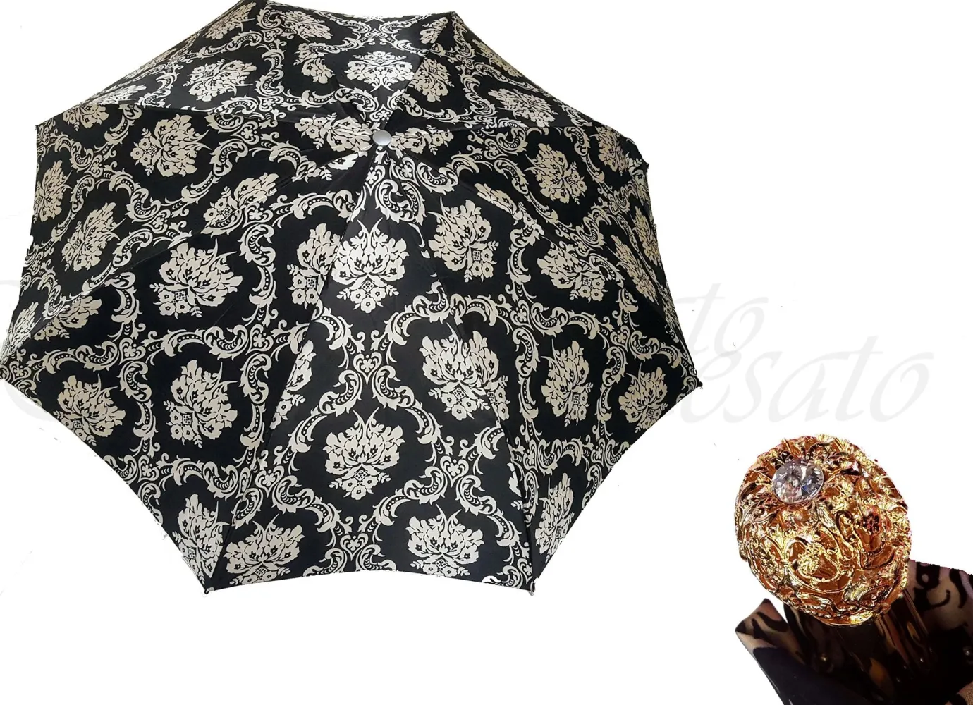 Il Marchesato Lightweight Folding Umbrella Baroque Style Hot