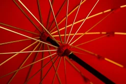 Il Marchesato LIMITED COLLECTION - Exclusive Red Umbrella with Jeweled Panther Handl Outlet