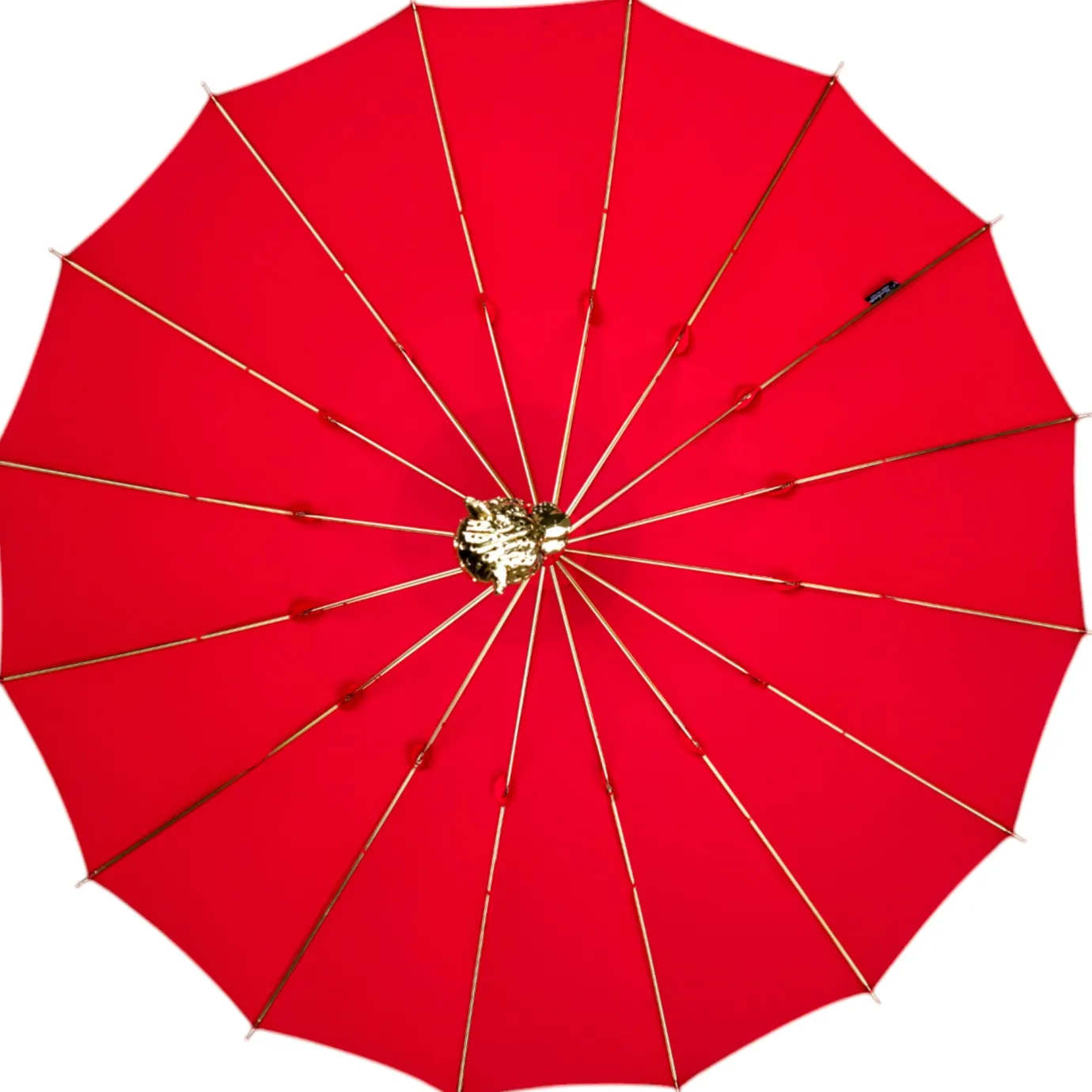 Il Marchesato LIMITED COLLECTION - Exclusive Red Umbrella with Jeweled Panther Handl Outlet