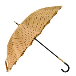 Il Marchesato LIMITED COLLECTION - Jaquard polka dot gold umbrella Discount