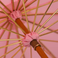 Il Marchesato LIMITED COLLECTION - Pink Umbrella with Gold-Plated Handle and Quartz Online