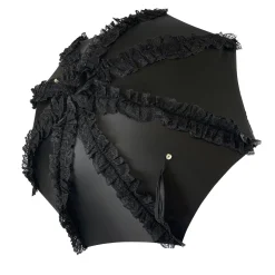 Il Marchesato Limited collection - umbrella with Black lace - exclusive "ilMarchesat Sale