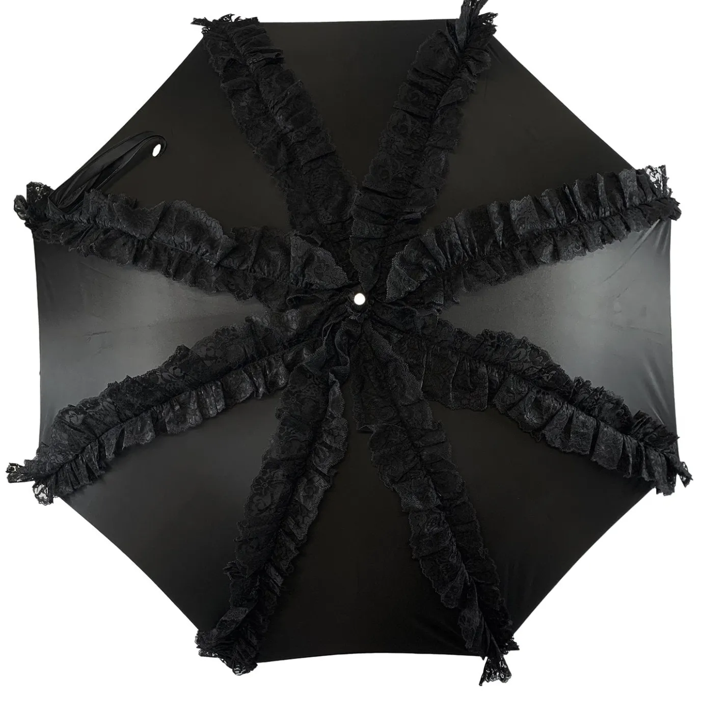 Il Marchesato Limited collection - umbrella with Black lace - exclusive "ilMarchesat Sale