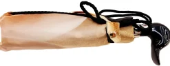 Il Marchesato Lotus Women's Folding Umbrella with Black Duck Handle Handmade Mini Umbrellas Sale