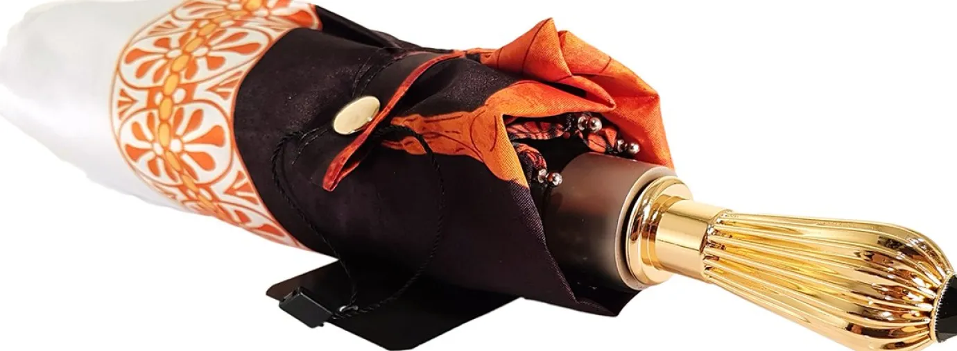 Il Marchesato Lovely Woman's Folding Umbrella With New Horses Design Fashion