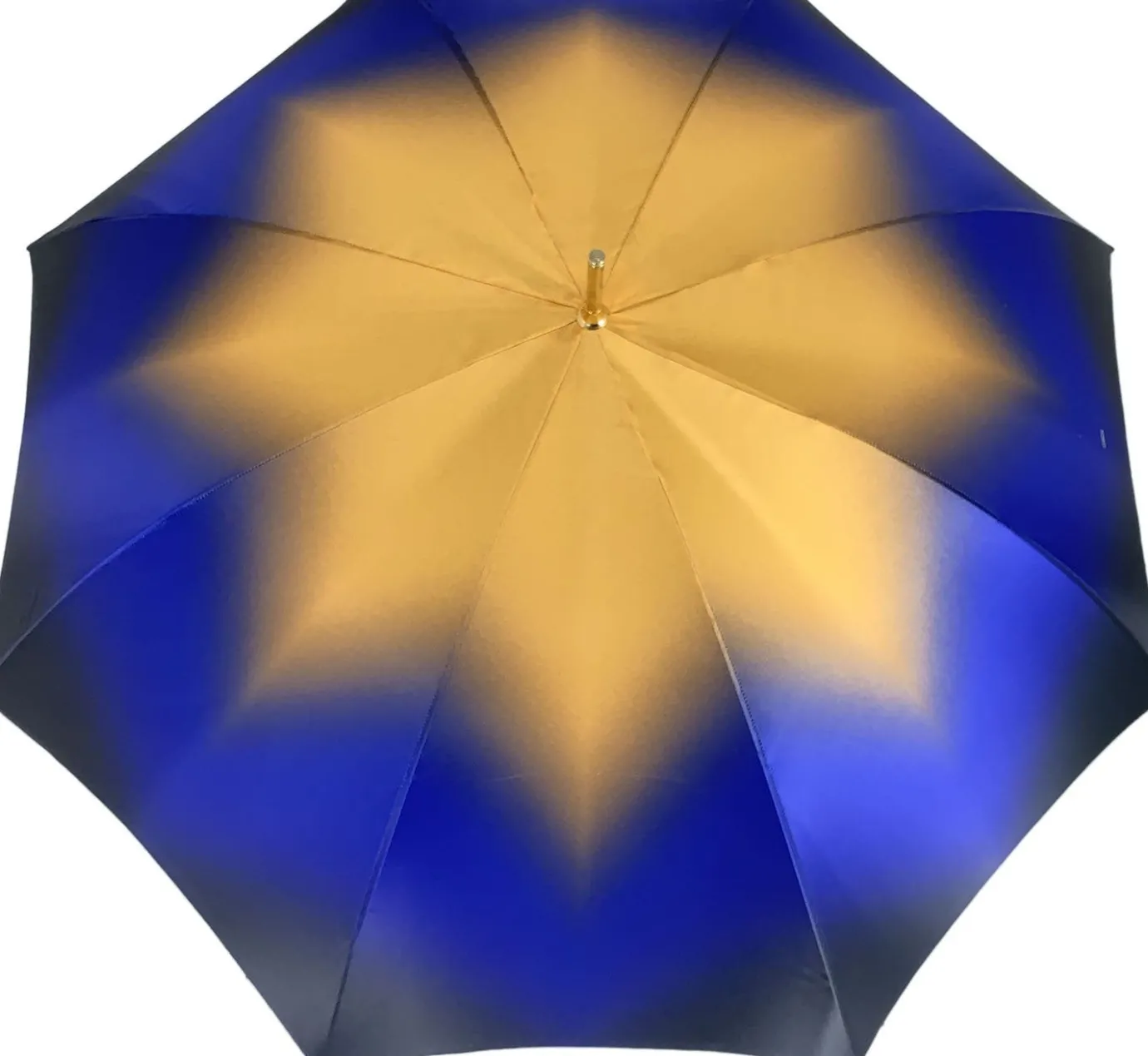 Il Marchesato Luxurious Blue Umbrella, Double Cloth - Abstract Design New