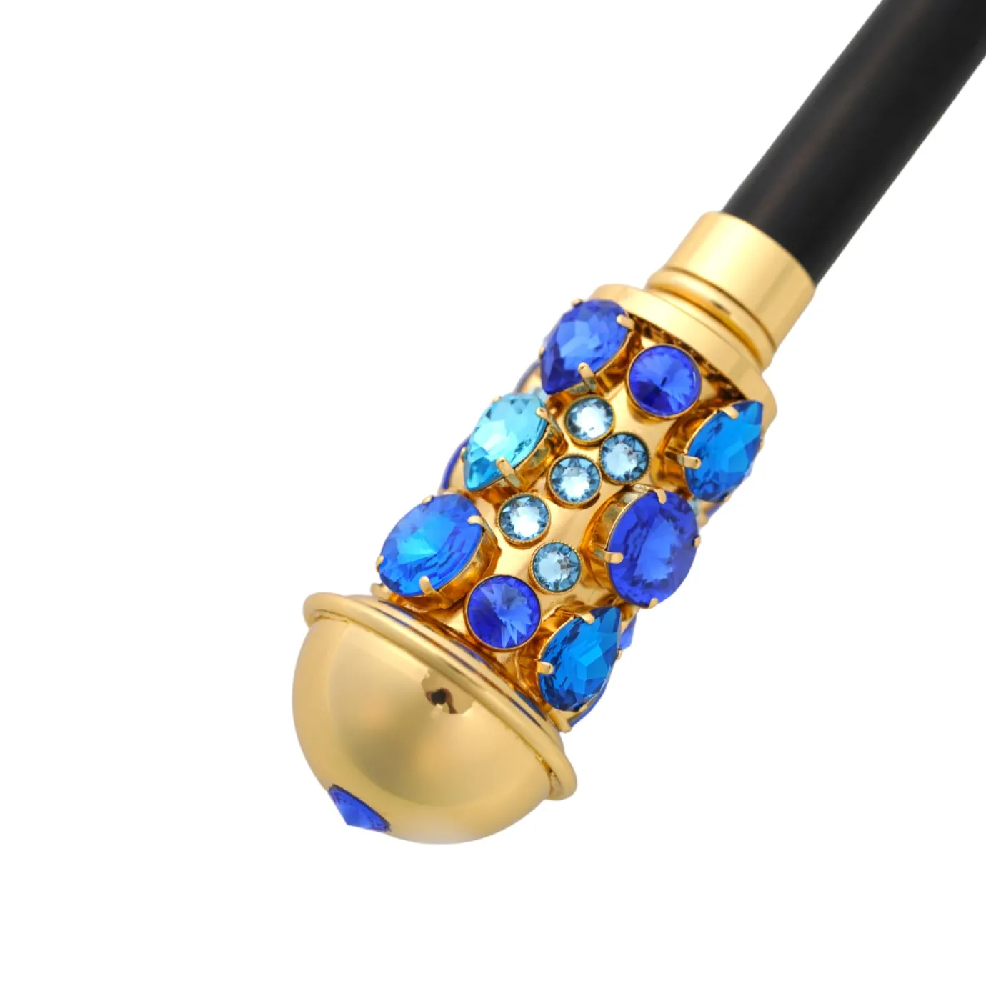 Il Marchesato Luxurious Italian Tradition: 24K Gold-Plated Walking Cane Embellished Clearance