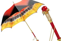 Il Marchesato Luxurious Red Umbrella with big red crystals and bee handle Sale