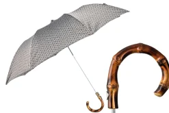 Il Marchesato Luxury Foldable Umbrella with Bamboo Handle and Distinctive Designs New