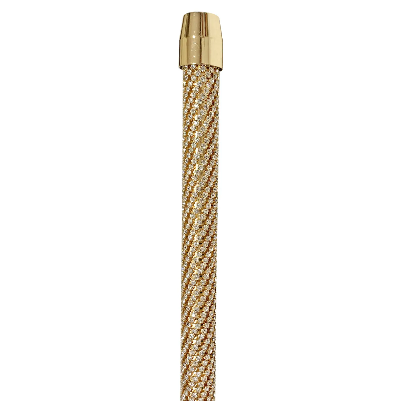 Il Marchesato Luxury Gold plated 24K walking stick encrusted with thousands of cryst Hot