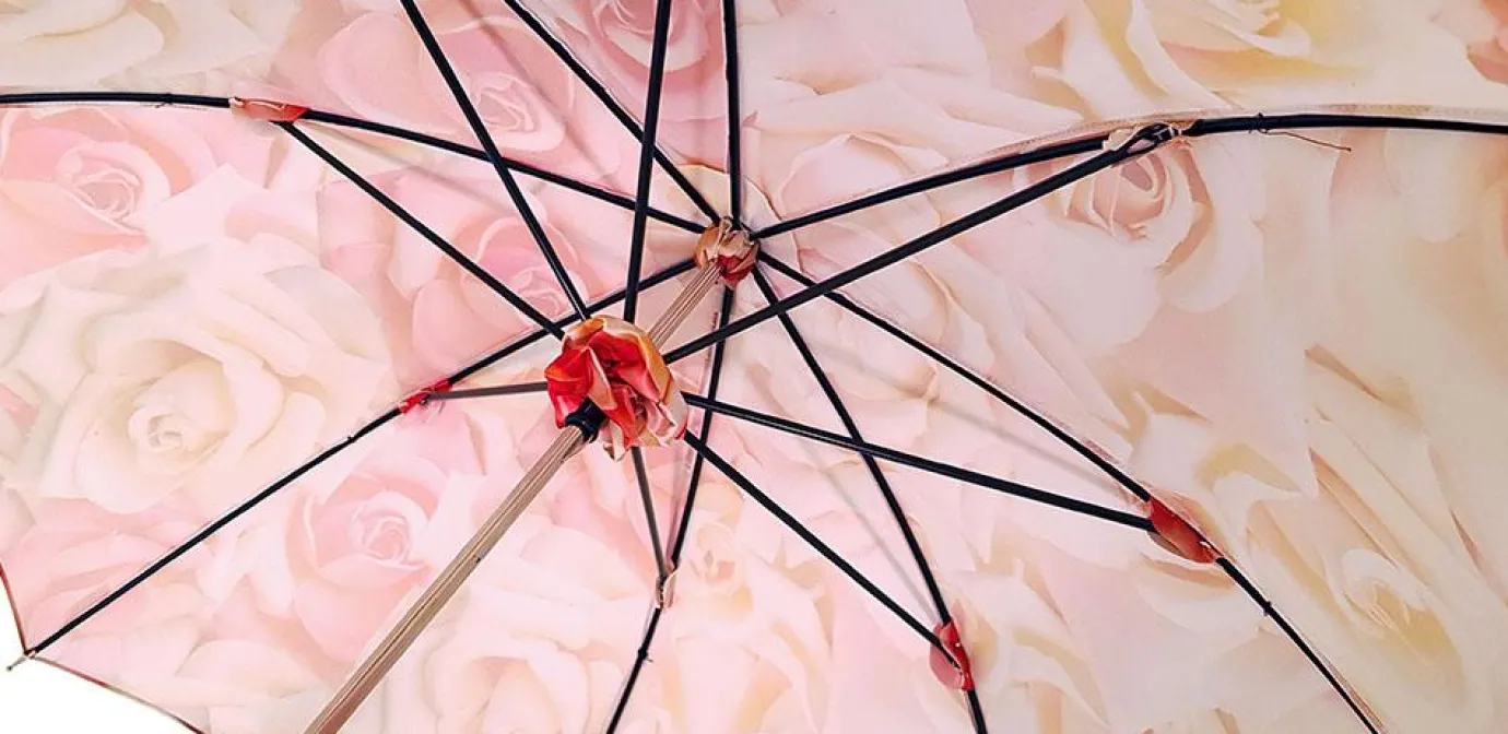 Il Marchesato Luxury Parasol With Roses Sale