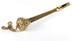 Il Marchesato Luxury Shoehorn Encrusted with thousands of Jet crystals New