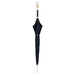 Il Marchesato Luxury Umbrella with Bold Stripes and Gem-Encrusted Handle Fashion