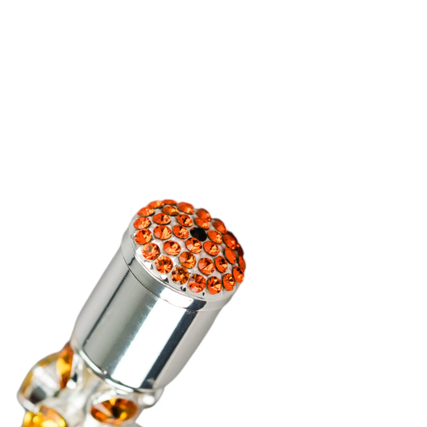 Il Marchesato Luxury Umbrella with Bold Stripes and Gem-Encrusted Handle Fashion