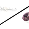 Il Marchesato Luxury Walking Cane - Fuchsia Crystals Knob Online