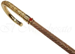 Il Marchesato Luxury Walking Cane Encrusted with Swarovski Crystals New