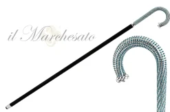 Il Marchesato Luxury Walking stick Encrusted with hundreds Aquamarine Crystals Hot